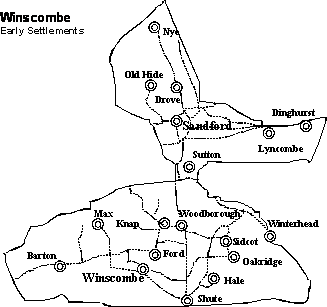 Early map of Winscombe